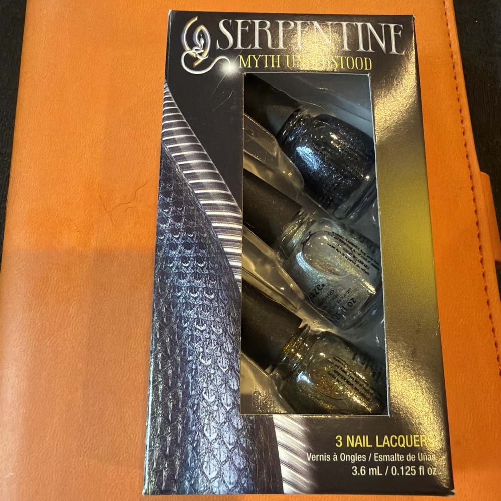 China Glaze Mini Serpentine Myth Understood 3 mini bottles. New in Box 1.25 oz - Picture 1 of 5